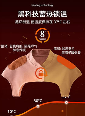 绒德保暖护肩颈四季护肩坎肩