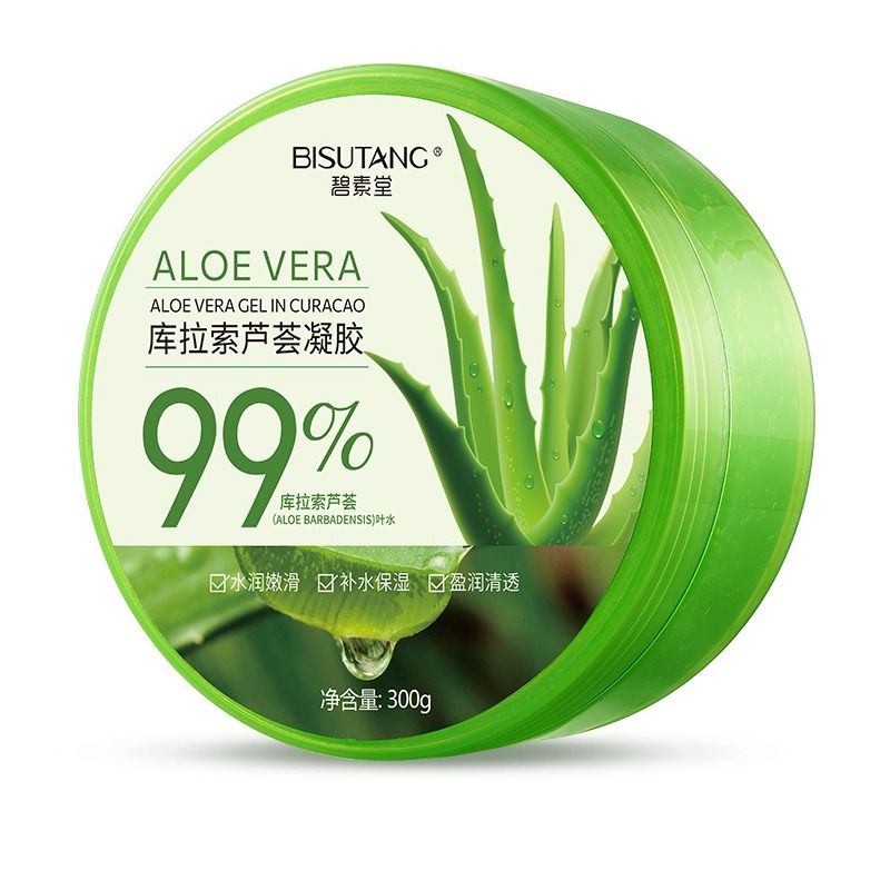 碧素堂99%鲜芦荟胶补水保湿面霜大瓶300g正品滋润肌肤护肤舒缓 - 图3