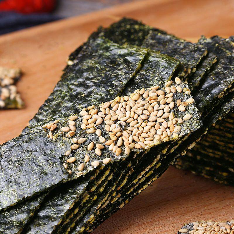 紫菜芝麻夹心海苔碎寿司拌饭儿童下饭菜夹心海苔袋装香脆零食新鲜