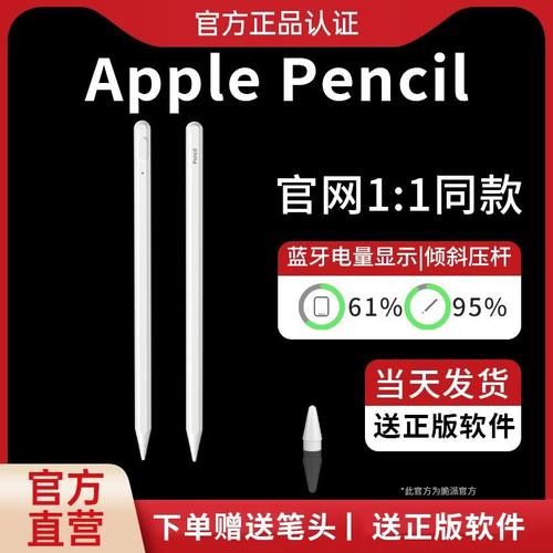 applepencil电容笔ipad触控ipencil一代二代pro9air4适用苹果2022apple平板6手写5平替防误触屏磁吸改造-图0