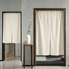 Simple solid color polyester door curtain fabric