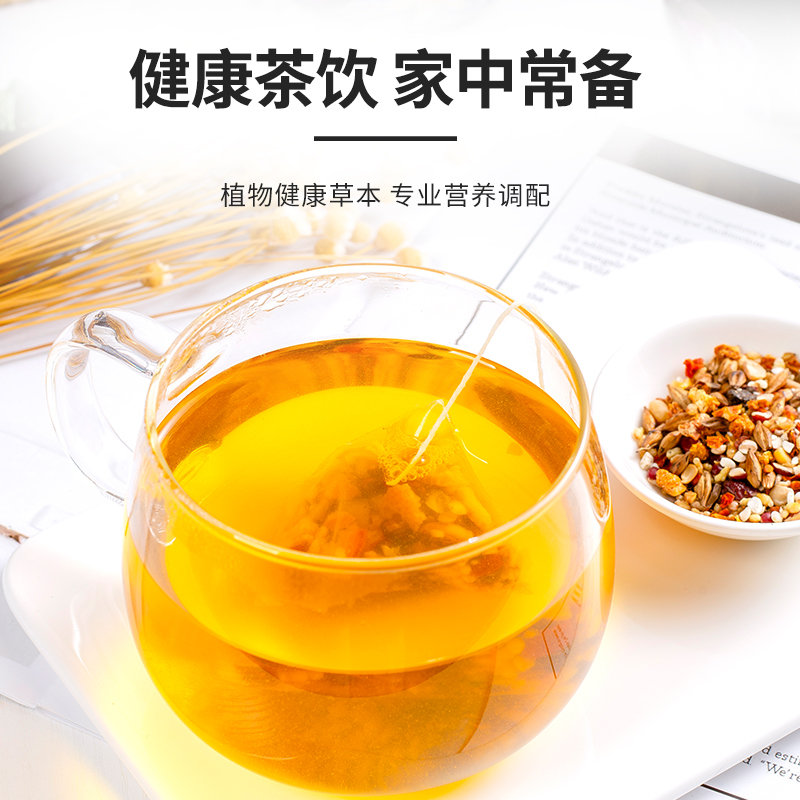 茯苓薏湿茶祛湿茶去湿气排重毒体内湿寒除湿茶花茶养生茶包调理 - 图2