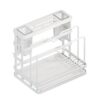 Kitchen knife rack, chopstick cage, household multi-functional countertop chopping board rack for cutting boards and knives integrated storage rack