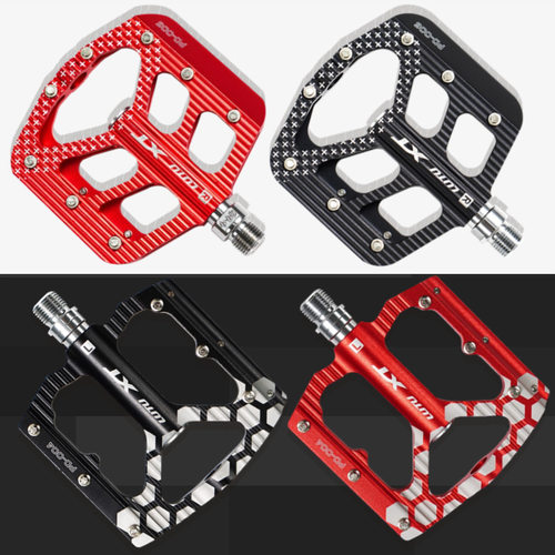 自行车脚踏自润轴承密封培林铝合金大脚蹬CNC山地车公路车脚踏板 - 图3