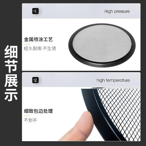 适用美的油烟机过滤网通用配件cxw200原装品质加厚圆形网罩侧吸 - 图1