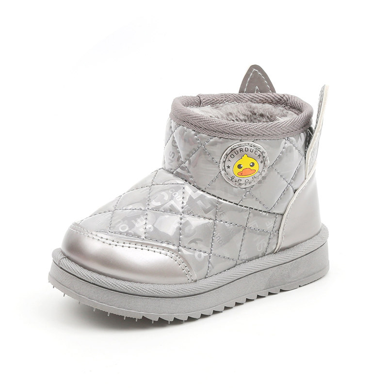 儿童雪地靴女童2025冬季防滑加绒棉鞋男童雪地棉防水宝宝保暖靴子,淘宝优惠券,粉丝福利购,淘宝优惠卷