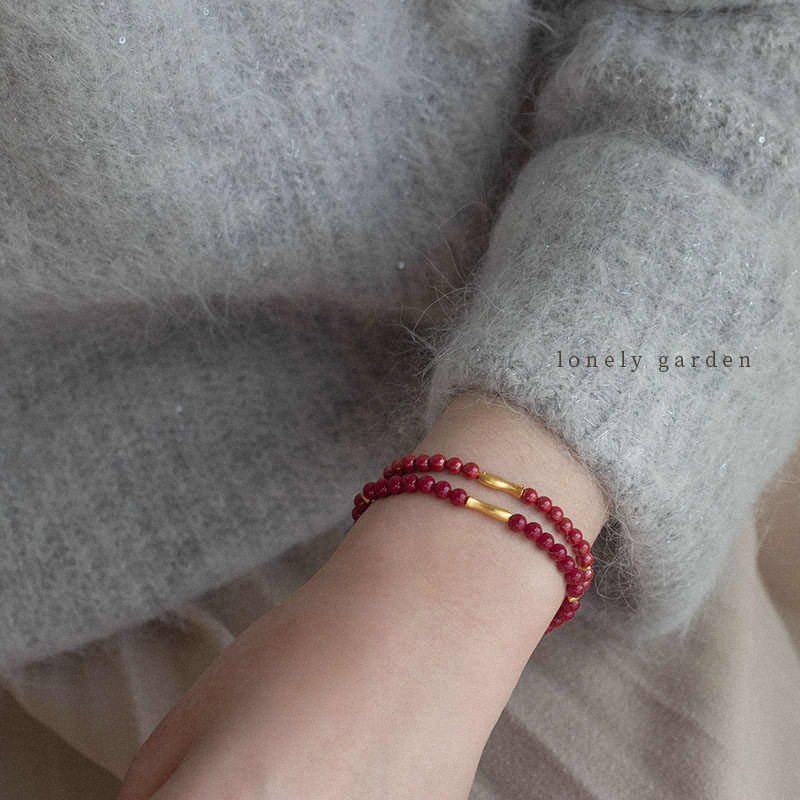 新中式朱砂紫金砂串珠锦鲤小鱼手链女复古年年有余转运珠金鱼手串,淘宝优惠券,粉丝福利购,淘宝优惠卷