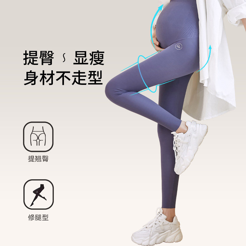 孕妇鲨鱼打底裤九分d芭比孕妇裤子 天天特卖工厂店孕妇打底裤