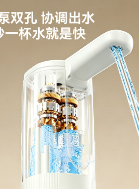 南极人桶装水抽水器电动纯净水大桶饮水机折叠自动吸水泵按压上水