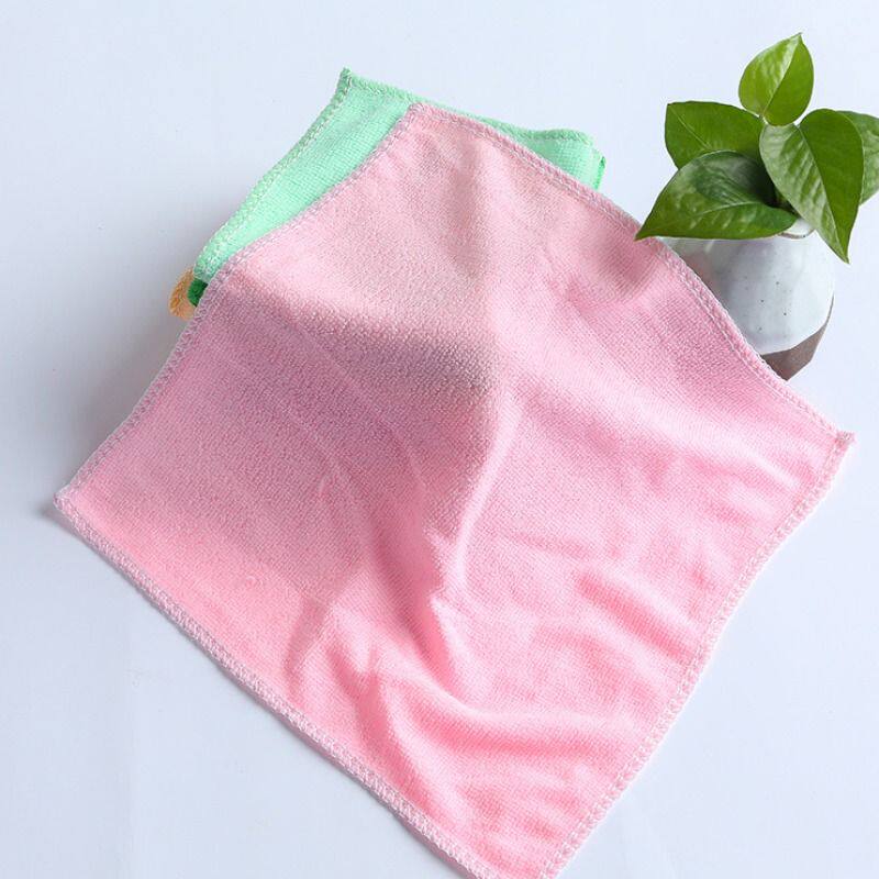 纤维小枕巾口水巾20*20小方巾