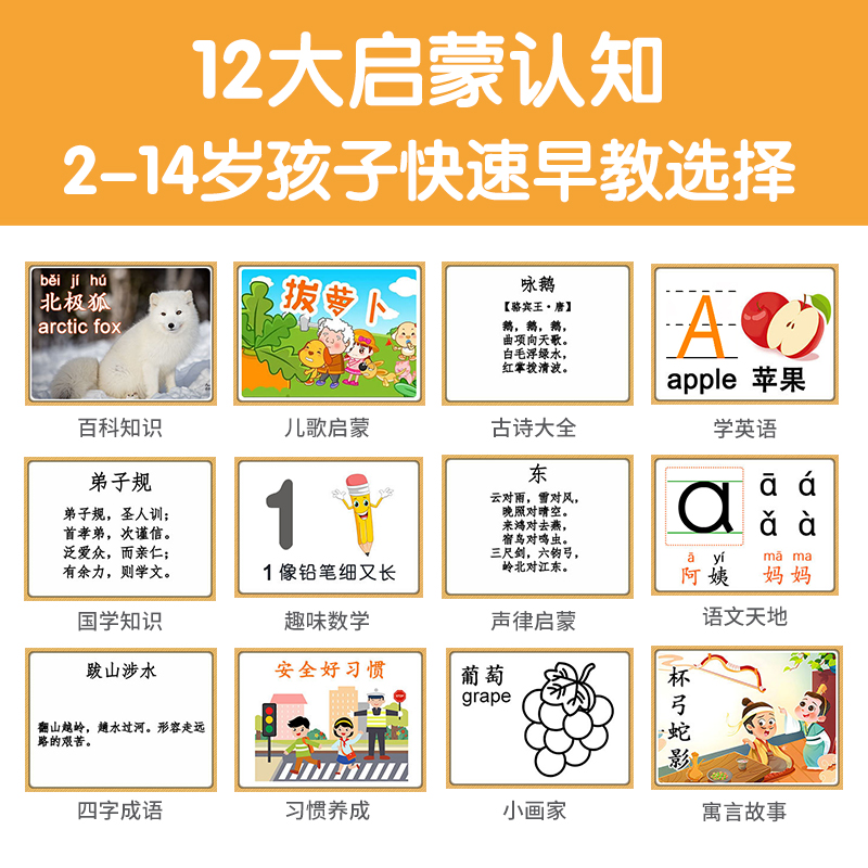Gu Guzhi writing drawing board children's video painting teaching all-round learning machine baby Chinese idiom pinyin literacy training learning early education machine oral arithmetic draft handwriting board electronic intelligent learning machine