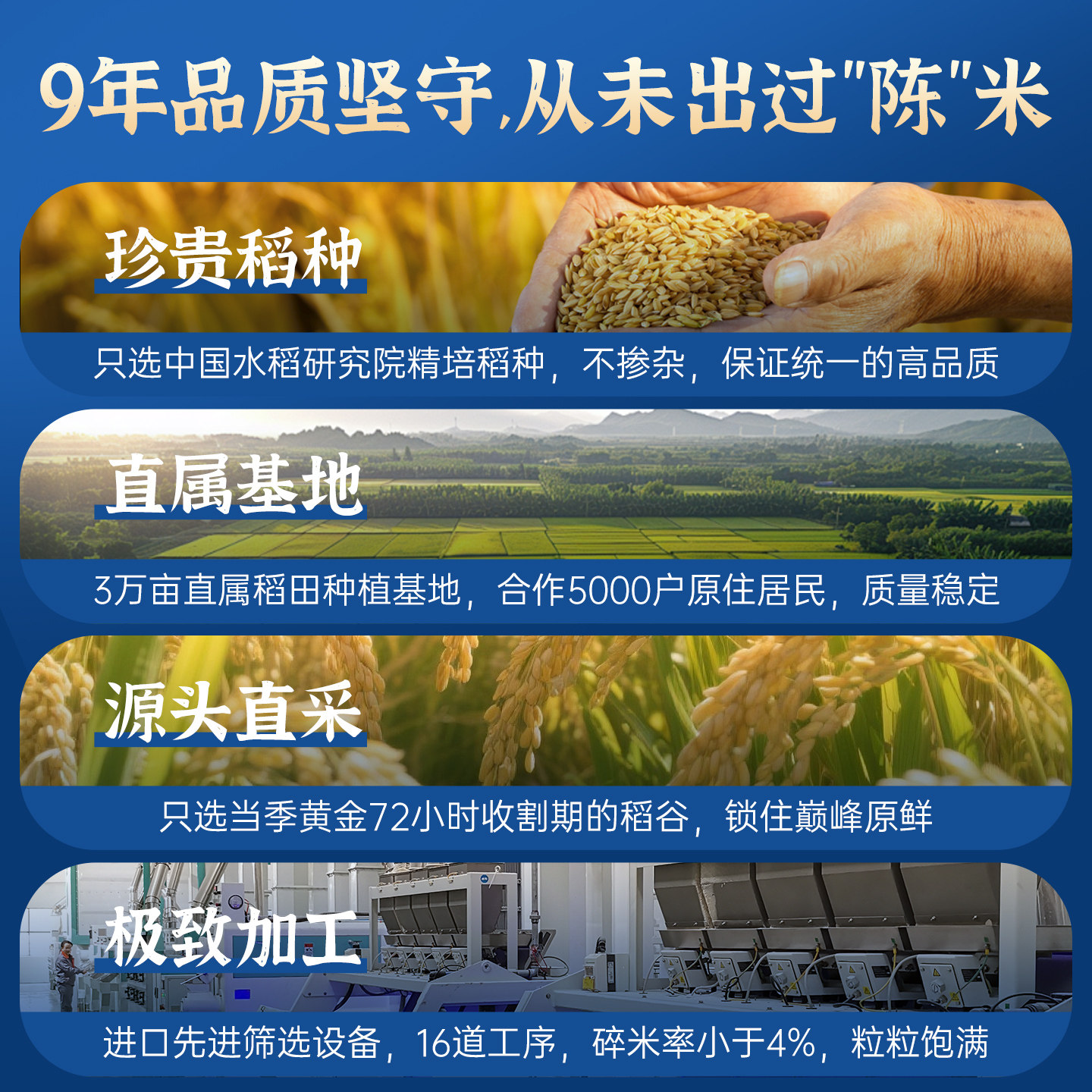 永修香米汇谷稼赛泰香5斤当季新米长粒香大米猫牙米真空包装米饭