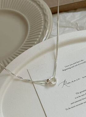 双层小众设计项链气质百搭锁骨链