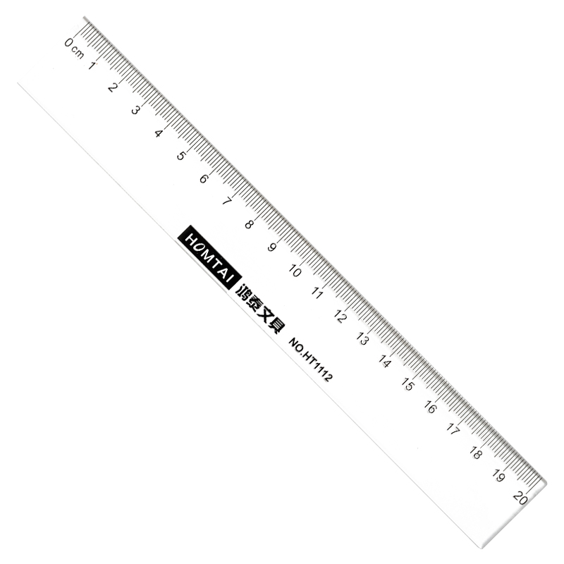 小学生直尺20 30 40 50 60cm高颜值塑料绘图测量亚克力透明教师专用大长尺子考研尺文具直尺子新一年级格尺 - 图3