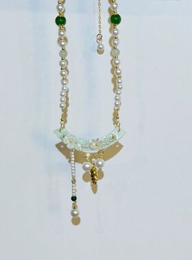 逐玉俞浅浅孔雪儿同款新中式手工串珠项链古风配饰清冷感仿妆配饰