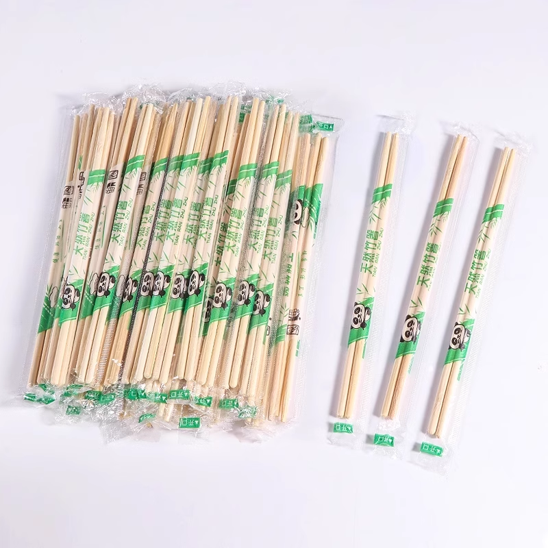 一次性筷子商用批饭店专用便宜家用快餐碗筷外卖独立装卫生圆快筷