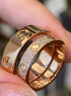 满天星钉子戒指卡卡家情侣婚戒