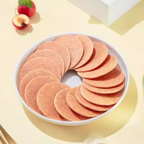 山楂片零食500g山东特产开胃山楂条卷糕球小吃袋装原味年货节新鲜 - 图0
