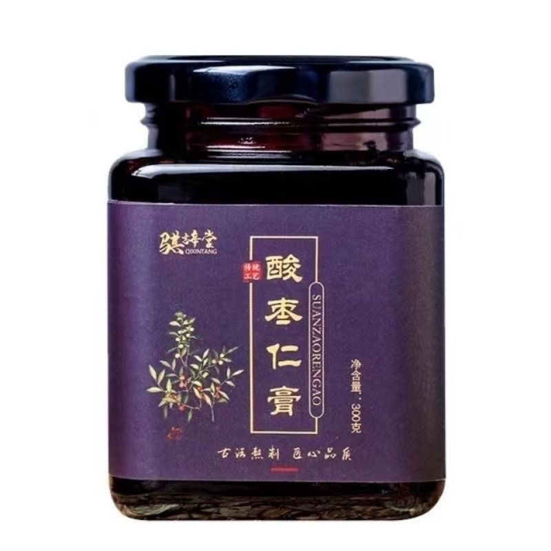 酸枣仁膏睡前膏正宗茯苓茶助眠咹神安睡茶睡眠质量差茶粉汤膏正品 - 图3