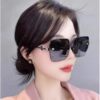 Big brand sunglasses for women, anti-UV, big face, slimming, sun protection polarized glasses, 2026 new style sunglasses, high-end