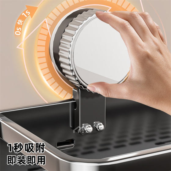Bathroom storage rack toilet no punching suction cup type
