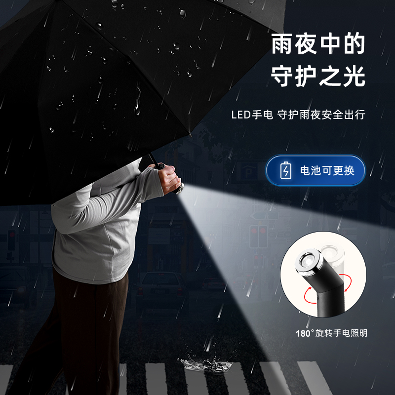 天天特卖工厂店全自动雨伞超大折叠雨伞双人太阳伞防晒防紫外线学生男女晴雨两用0