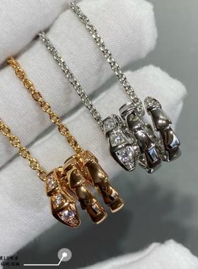 灵蛇项链女三环满钻小蛮腰