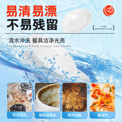 果蔬洗洁精家用食品级餐具净厨房洗水果洗碗液正品900g袋装