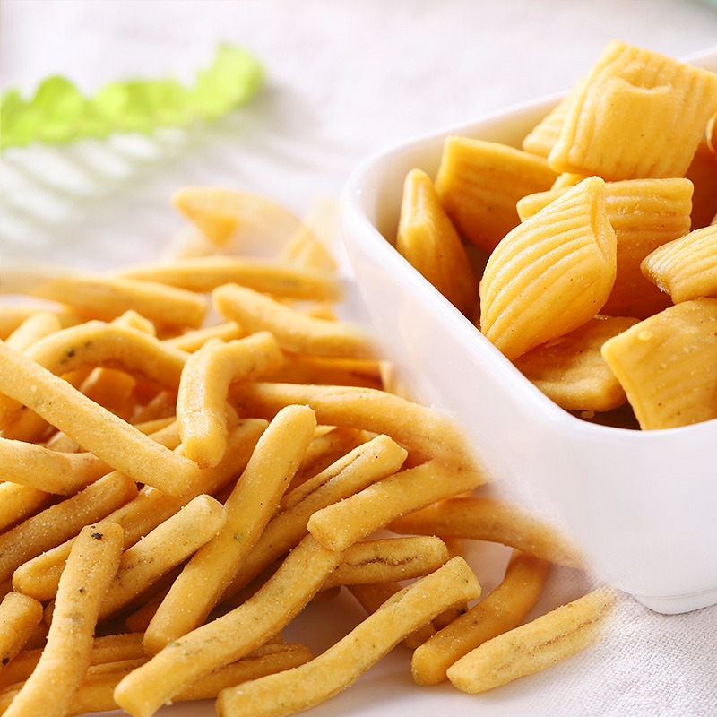 爱尚咪咪虾条虾味薯条蟹味粒小包零食批发薯片大礼包解馋休闲食品