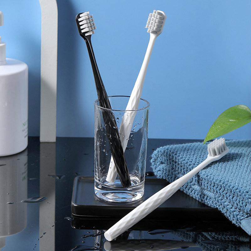牙刷宽头软毛家用成人超细纳米刷丝情侣专用男女学生宿舍刷牙清洁