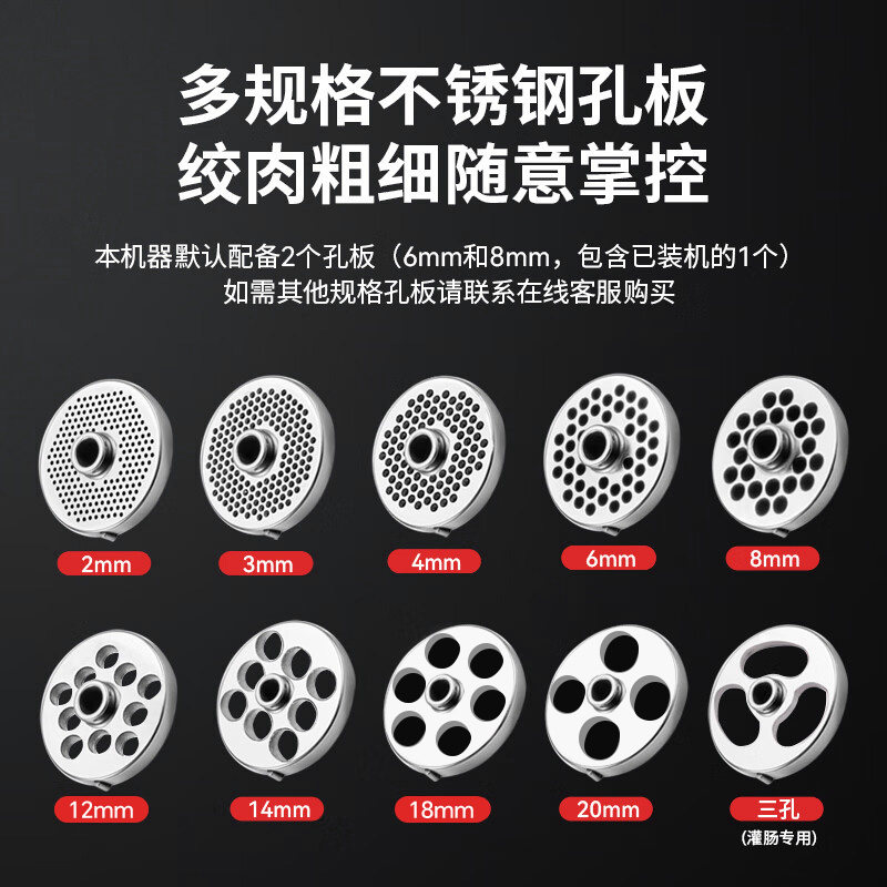 扬子商用绞肉机多功能电动大功率不锈钢绞馅机肉丝机肉丸机灌肠机,淘宝优惠券,粉丝福利购,淘宝优惠卷