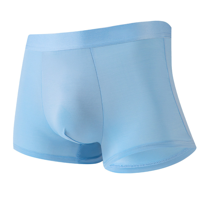 男士冰丝内裤平角超薄透气速干舒适夏季四角裤头男生运动短裤头3