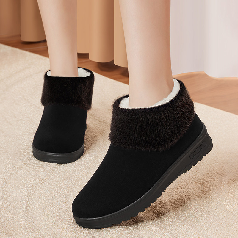 老北京布鞋女冬加绒防滑加厚老年人奶奶老太太妈妈保暖雪地靴棉鞋,淘宝优惠券,粉丝福利购,淘宝优惠卷