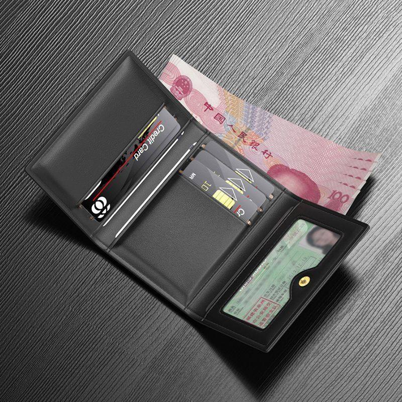 新款高颜值男女通用钱包防消磁多功能大容量三折零钱包证件包卡包,淘宝优惠券,粉丝福利购,淘宝优惠卷