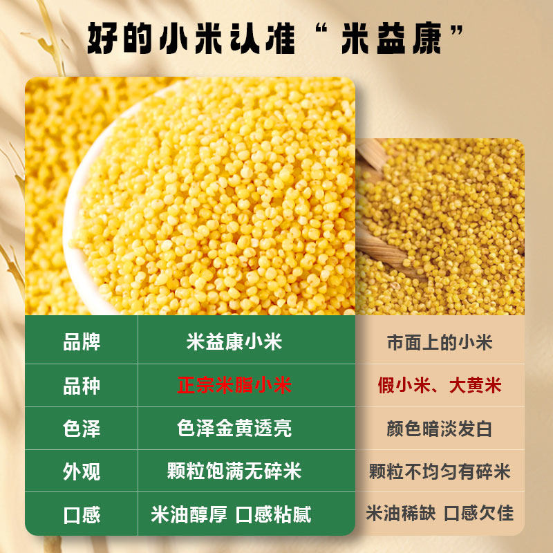 陕北黄小米米脂油小米吸嘴袋装新米米油醇厚易食用易真空小包装,淘宝优惠券,粉丝福利购,淘宝优惠卷