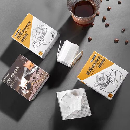 挂耳咖啡滤纸过滤纸滤网过滤茶叶进口手冲家用一次性食品级 - 图1