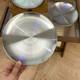 Korean disc stainless steel flat disc matte round cartoon