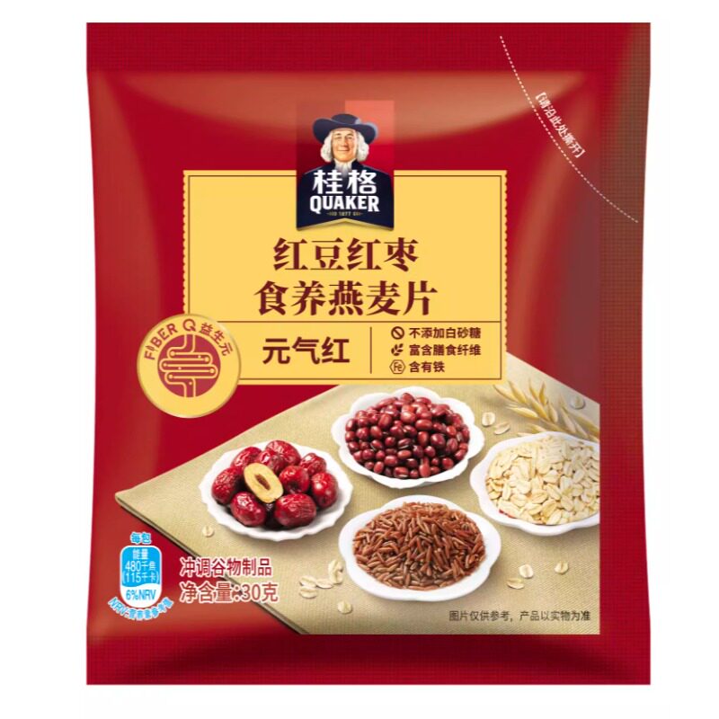 桂格红豆红枣食养燕麦片 30克*1袋