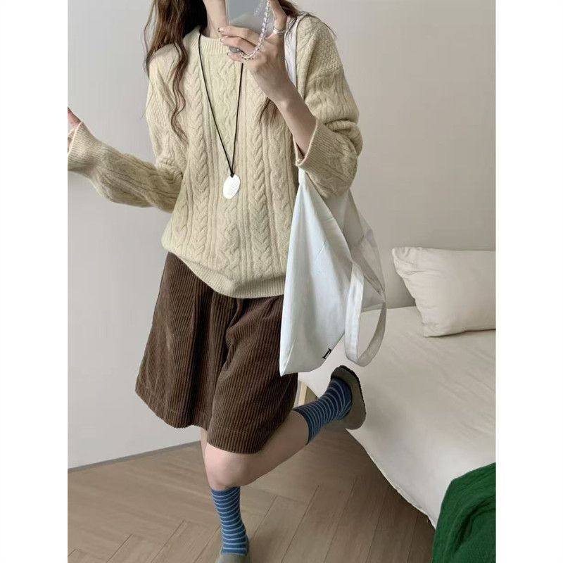 冬季毛衣女2025年新款大码内搭针织打底衫慵懒风宽松小个子上衣厚,淘宝优惠券,粉丝福利购,淘宝优惠卷