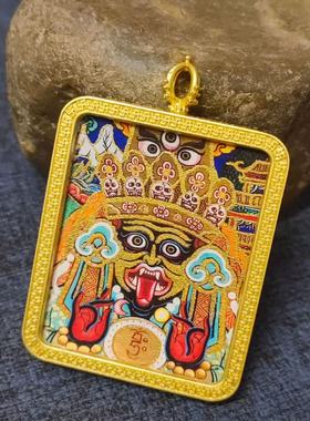 前世今生吊坠合金唐卡盒本命年