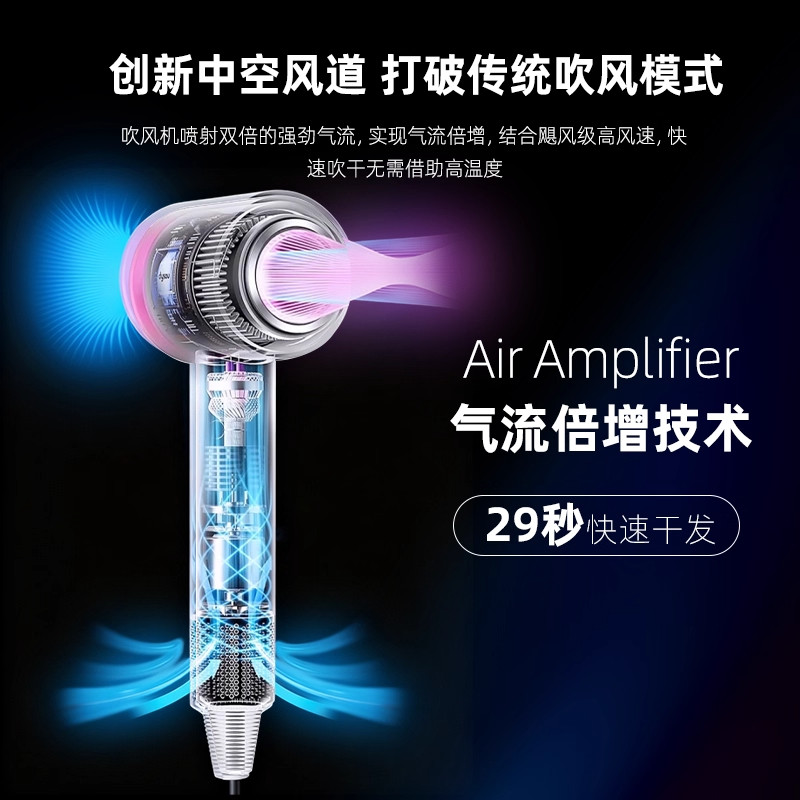 高速华强北吹风机电吹风家用负离子护发静音速干风筒2025新款强力,淘宝优惠券,粉丝福利购,淘宝优惠卷