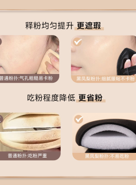 粉扑棉花糖气垫干湿两用超软