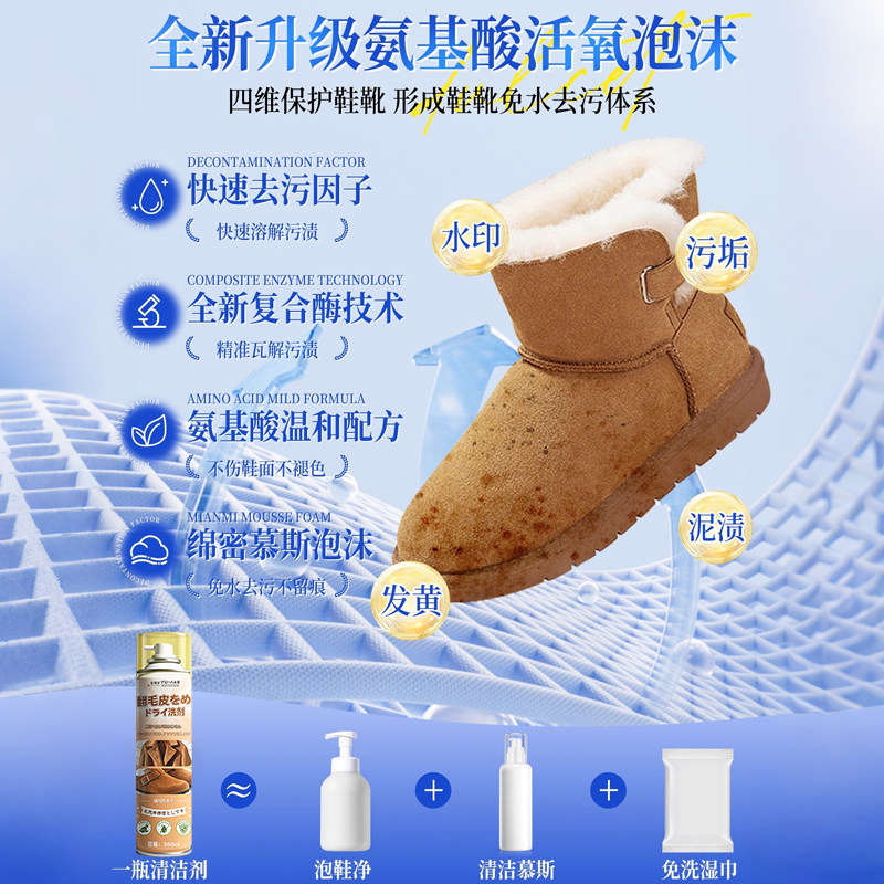 勃肯鞋翻毛皮清洁剂专用清洗剂鞋护理干洗麂皮鞋雪地靴清洗剂,淘宝优惠券,粉丝福利购,淘宝优惠卷