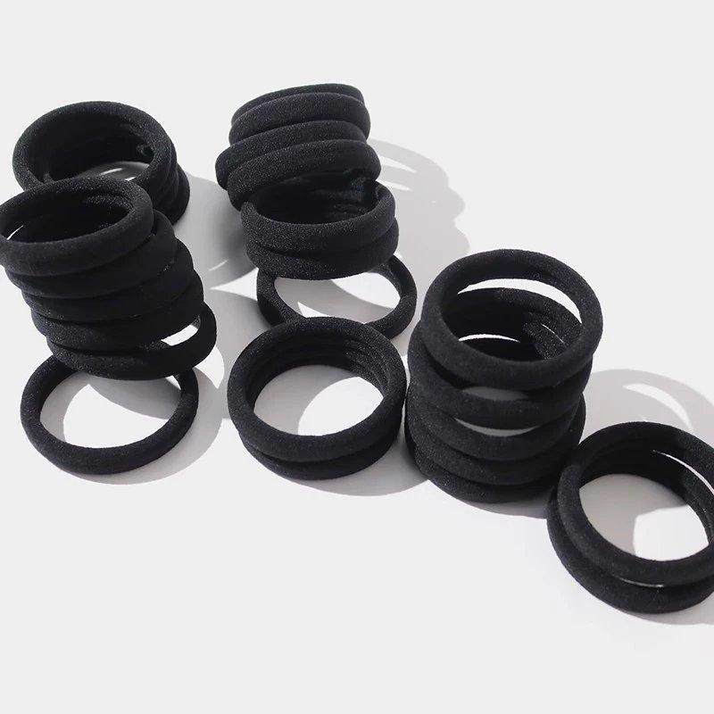 韩版女扎头简约黑色气质发圈皮筋 20个,淘宝优惠券,粉丝福利购,淘宝优惠卷