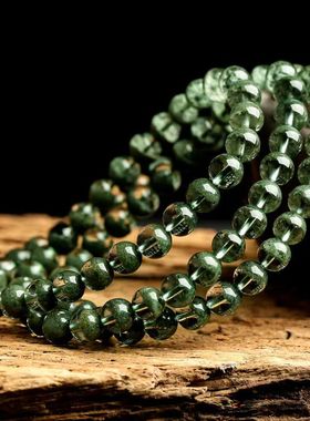 巴西绿幽灵水晶手链手串