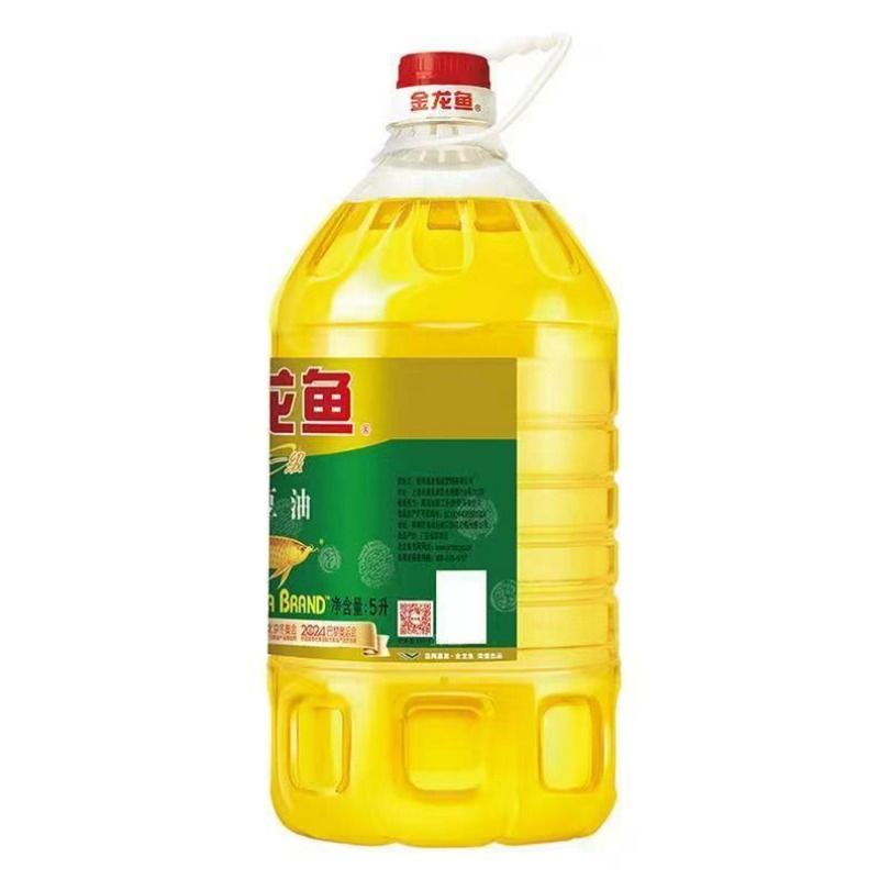 金龙鱼精炼一级大豆油5L/桶  非转基因  家用商用食用油色拉油 - 图1