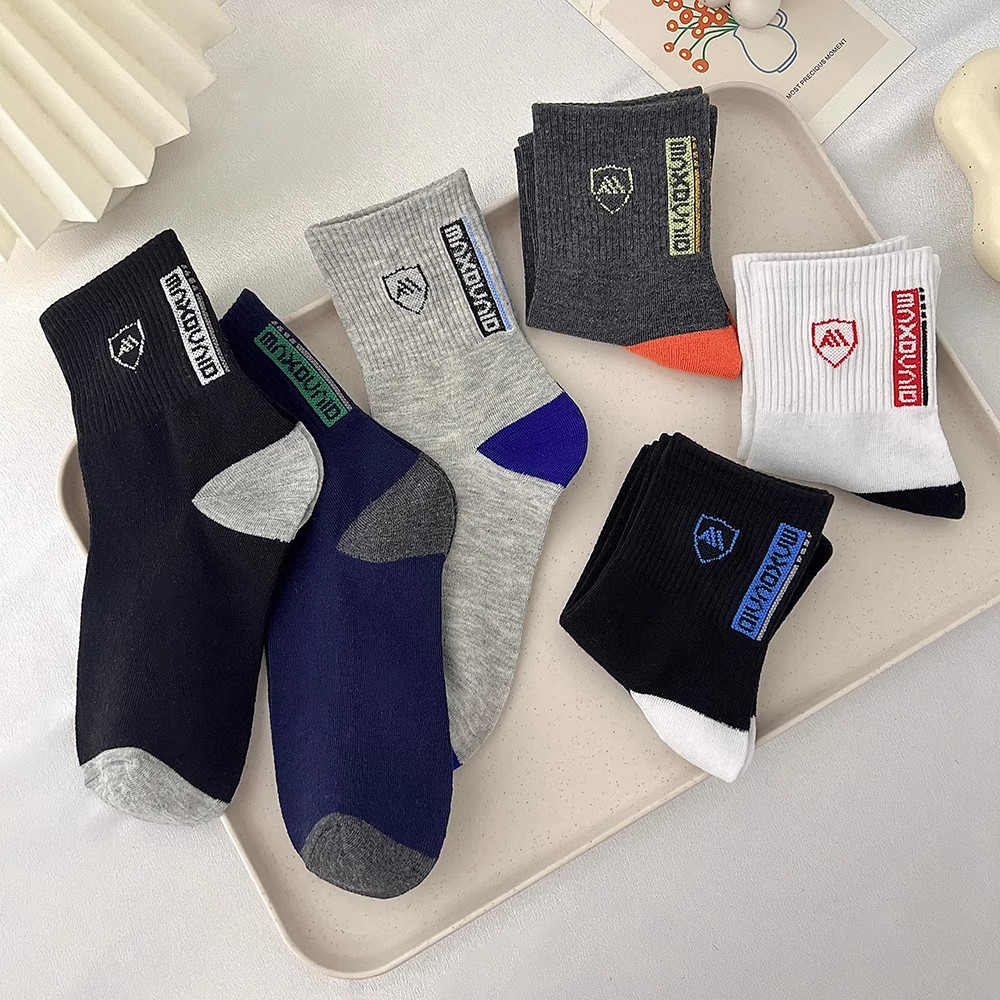 四季款男袜运动防臭男士袜子春秋季中筒袜男百搭 4双装起多规格,淘宝优惠券,粉丝福利购,淘宝优惠卷