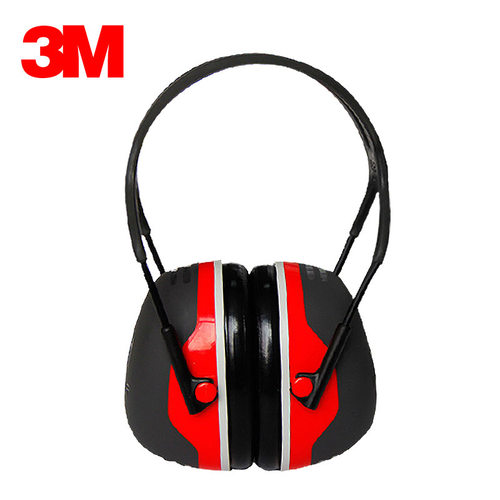 3M X3A隔音耳罩  头戴式PELTOR 听力防护耳罩 降噪消声专业 - 图1