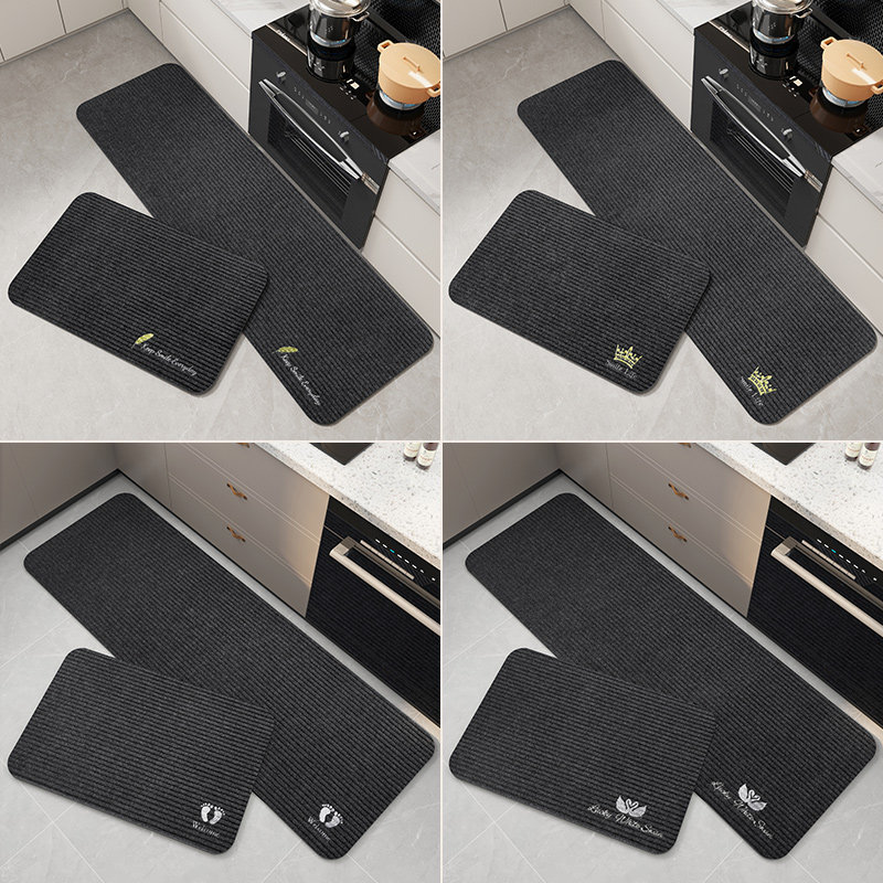 厨房地垫防滑防油可擦免洗垫子吸水吸油脚垫进门门口防水地毯耐脏,淘宝优惠券,粉丝福利购,淘宝优惠卷