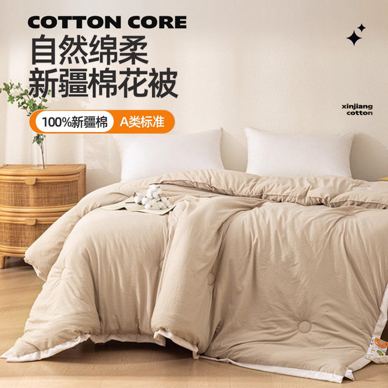 冬被新疆纯棉花被子被芯秋冬天棉被棉絮冬季加厚保暖单人春秋被褥,淘宝优惠券,粉丝福利购,淘宝优惠卷